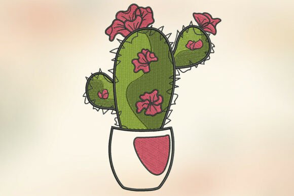 Blooming Cactus Embroidery Design Review