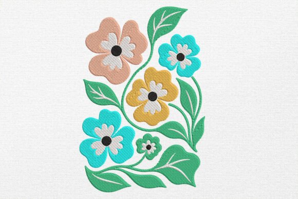 Boho Embroidery Flower Design Review