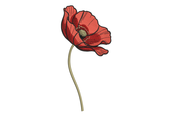 Elegant Red Poppy: A Designer’s Stitch Review