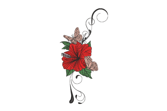 Hibiscus Butterflies: A Holiday Embroidery Review