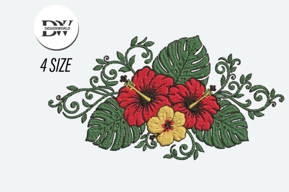 Hibiscus Embroidery Design: A Craft Fair Review