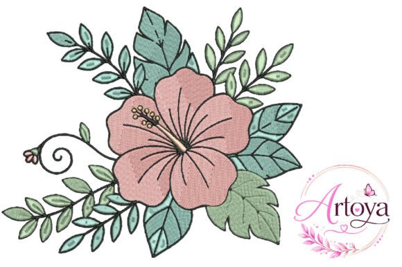 Hibiscus Flower Embroidery Design Review