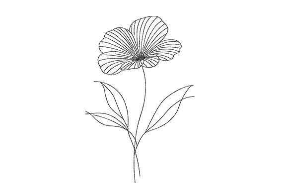 Minimalist Line Flower: A Designer’s Apparel Review