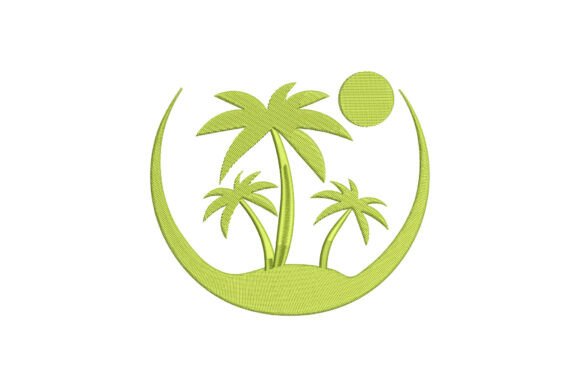 Palm Trees and a Sun: An Embroidery Design Review
