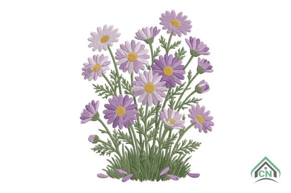 Purple Daisy Flower Embroidery: A Designer’s Review