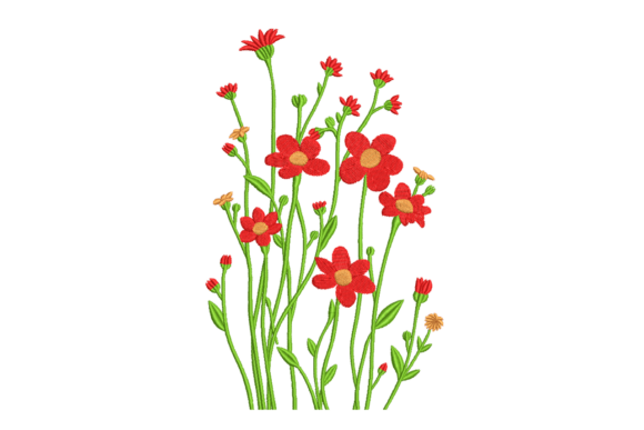 Red Wildflower Bouquet: An Embroidery Seller’s Review