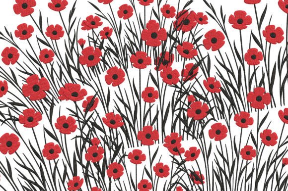 Red Wildflowers Embroidery Design Review