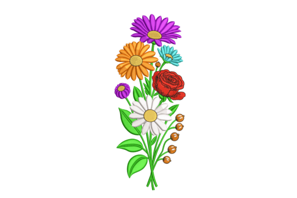 Wildflower Bouquet Stripe: Seasonal Embroidery Review